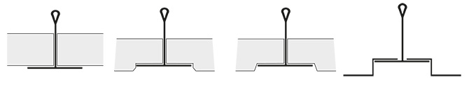 Варианты кромок используемых панелей