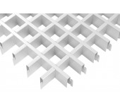 Потолок Грильято 50x50, белый, h=30, 0.32